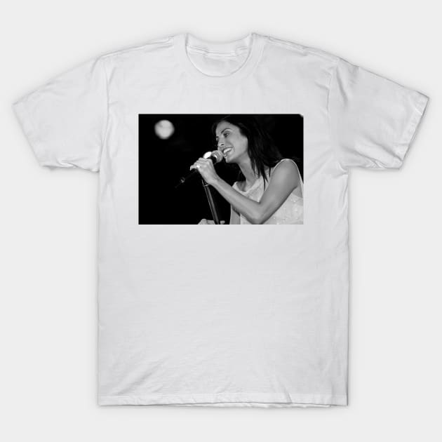 Natalie Imbruglia Performing Live In Concert T-Shirt by Andy Evans Photos